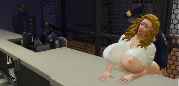  Big Ass Big Tit Detective Abused by Co-worker